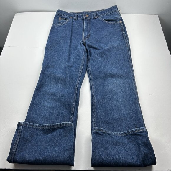 Vintage Sears Genuine Roebucks mens denim jeans size 33x32 (30x32) 50124 - Picture 4 of 16
